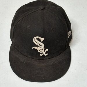 New Era MLB Chicago White Sox Black Cap Hat